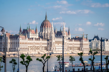 Hungarian Parliament Building in Budapest