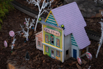 tiny town christmas display