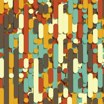 Color Abstract Lines Rain Generative Art background illustration