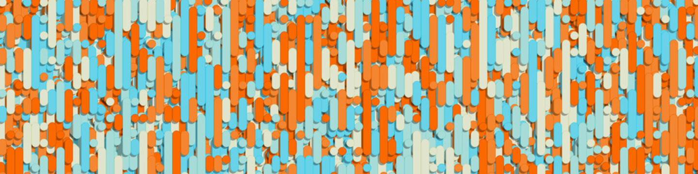 Color Abstract Lines Rain Generative Art background illustration