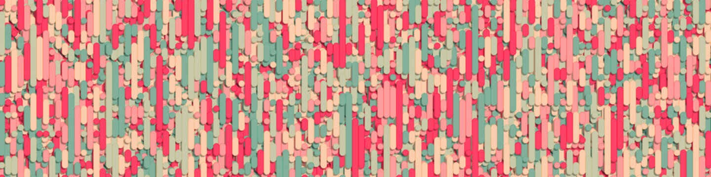 Color Abstract Lines Rain Generative Art background illustration