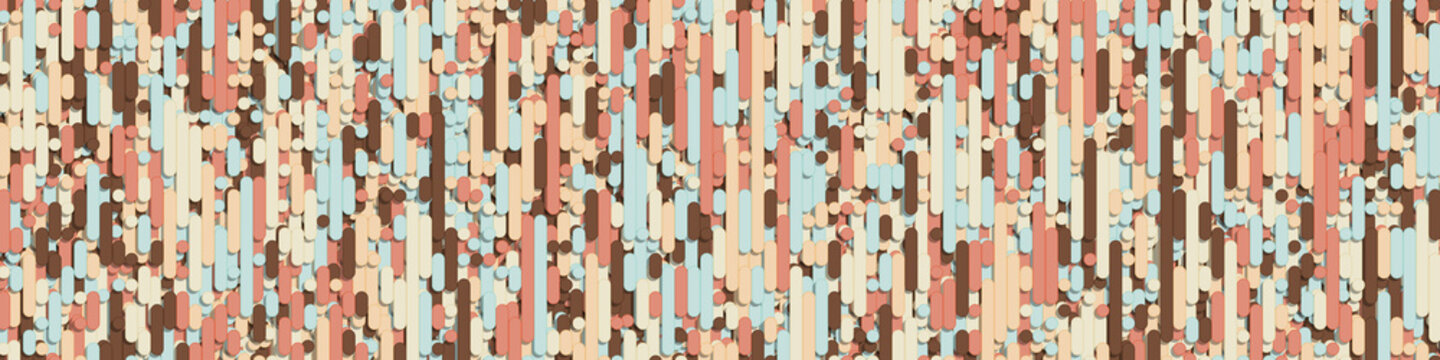 Color Abstract Lines Rain Generative Art background illustration
