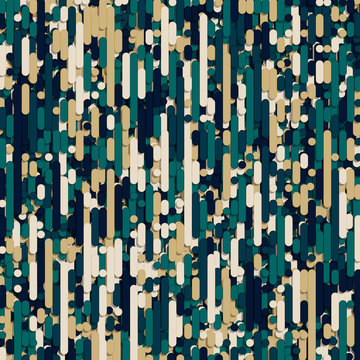 Color Abstract Lines Rain Generative Art background illustration