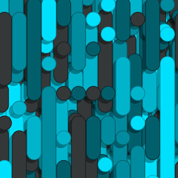 Color Abstract Lines Rain Generative Art background illustration