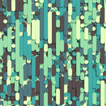 Color Abstract Lines Rain Generative Art background illustration
