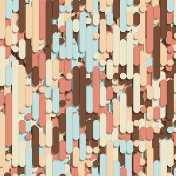 Color Abstract Lines Rain Generative Art background illustration