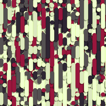 Color Abstract Lines Rain Generative Art background illustration