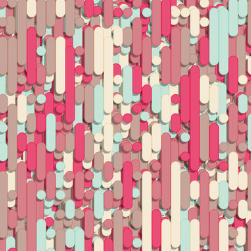 Color Abstract Lines Rain Generative Art background illustration