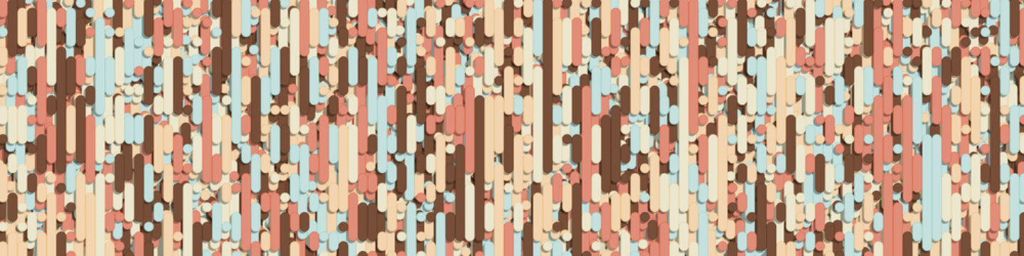 Color Abstract Lines Rain Generative Art background illustration