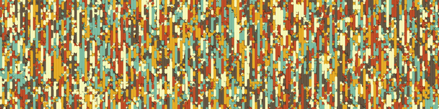 Color Abstract Lines Rain Generative Art background illustration