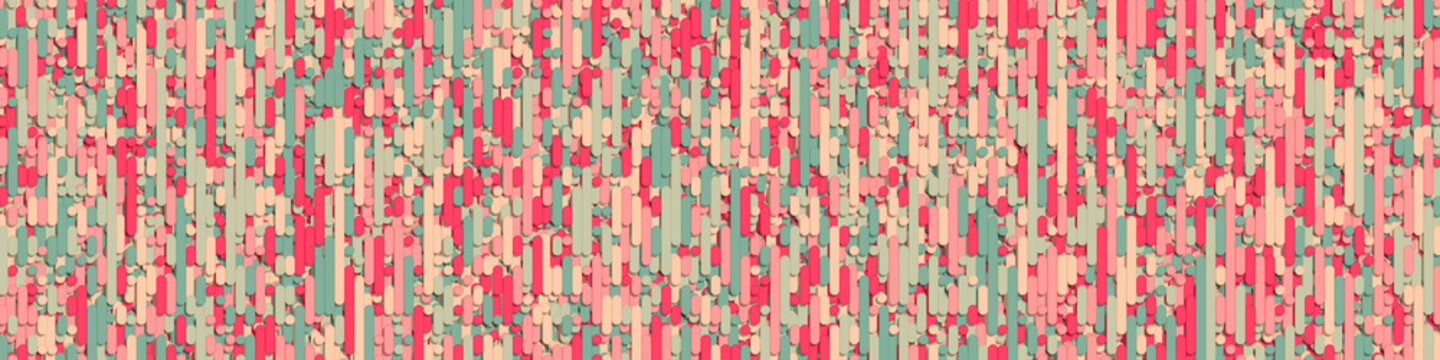 Color Abstract Lines Rain Generative Art background illustration