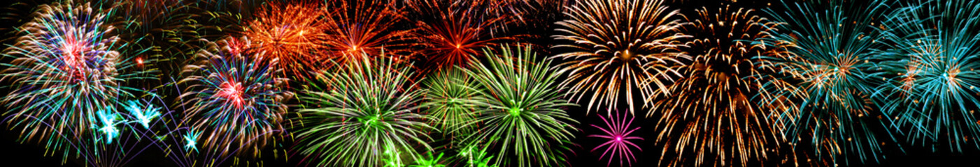 Wunderschönes Feuerwerk
