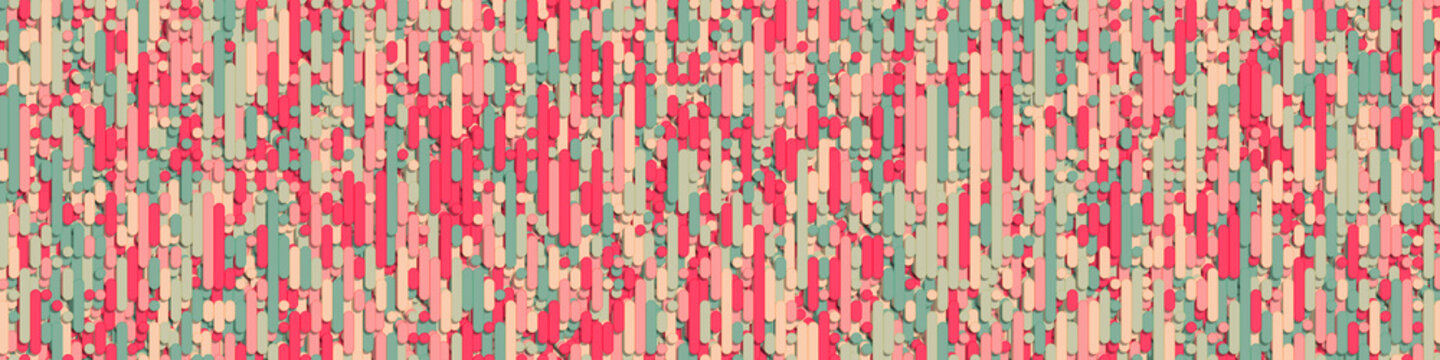 Color Abstract Lines Rain Generative Art background illustration