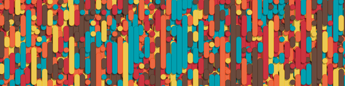 Color Abstract Lines Rain Generative Art background illustration