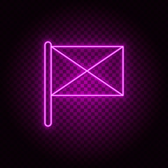jamaica, country, flag. Pink neon vector icon. Transparent background