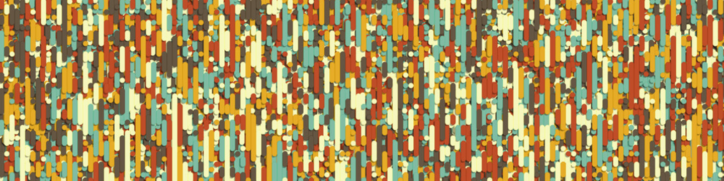 Color Abstract Lines Rain Generative Art background illustration