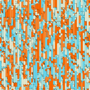 Color Abstract Lines Rain Generative Art background illustration