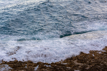 Fototapeta premium Fresh wave of sea in the mediterranean