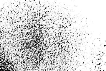 Distressed overlay texture of rough surface, textile, cotton ball, faux fur. Grunge background. One color graphic resource.