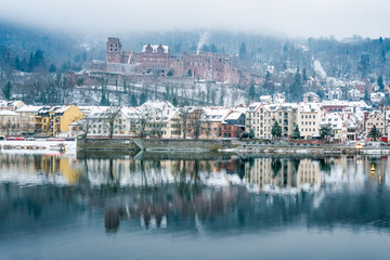 Fototapeta na wymiar Old town of Heidelberg