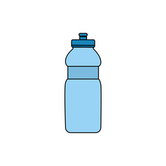 bottle water plastic isolated icon vector illustration design