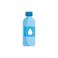 bottle water plastic isolated icon vector illustration design