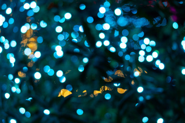 abstract background of lights bokeh