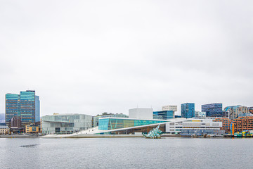 View of Oslo opera in Norway