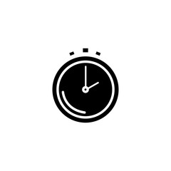 silhouette of chronometer time equipment isolated icon vector illustration design