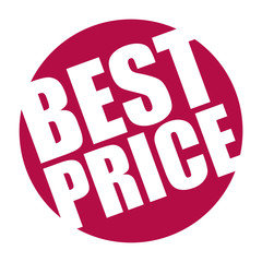 red vector banner best price