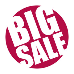 red vector banner big sale