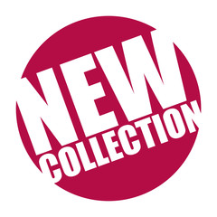 red vector banner new collection