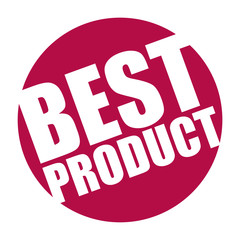 red vector banner best product