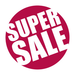 red vector banner super sale