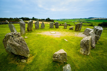 Drombeg stone circle or henge