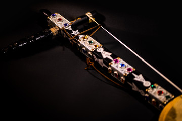 Rebab o ribab bereber instrumento tradicional de Marruecos.