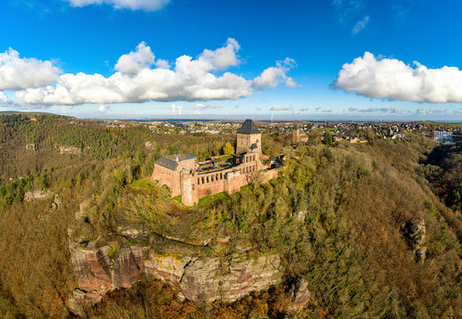 Nideggen Panorama mit Burg