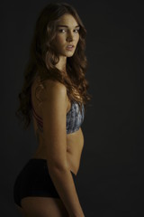 Naklejka premium fitness model