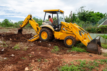 Loader Bucket Digging