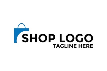 Shop logo vector, Creative Shop Logo design template