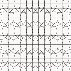  Geometry of circle and square on background. vector pattern. pattern is on swatch panel.