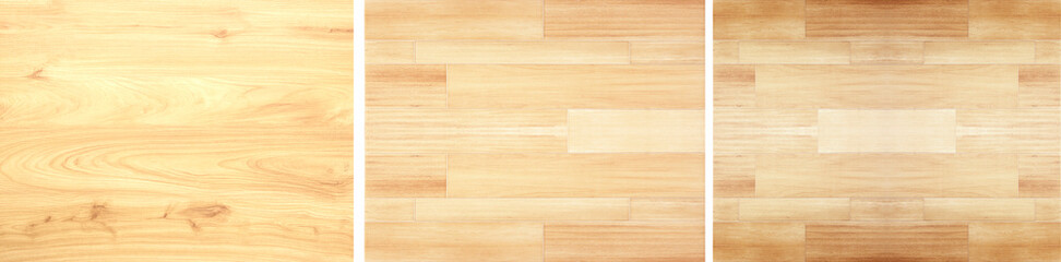 Hardwood maple basketball court floor