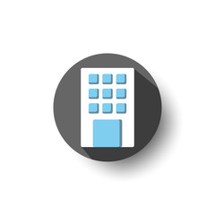 building flat long shadow icon style