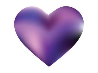 Blurred background in the form of a heart.