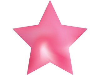 Set of pentagram colorful backgrounds.