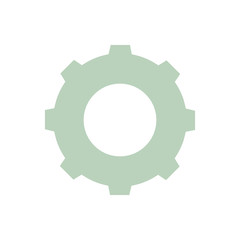 Gear icon design, Cog circle wheel machine part technology industry and technical theme Vector illustration