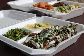 Beef Shawarma Platter
