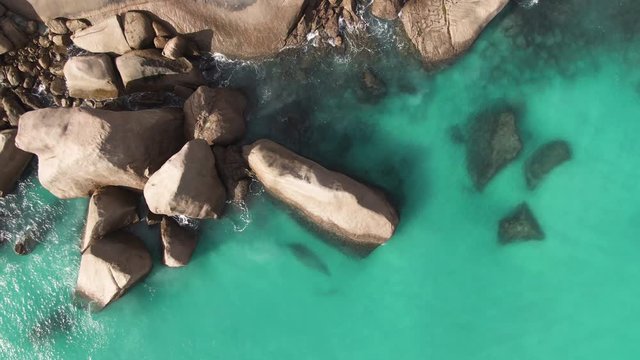 Aerial views of lovely esperance in morning light. Western Australia.