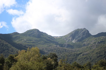 view of mountains