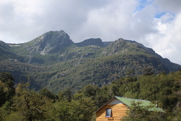 house in the mountains